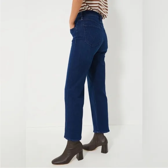 NEW! MOTHER The Rambler Zip Ankle Denim Jeans in Animal Instinct Size 28
