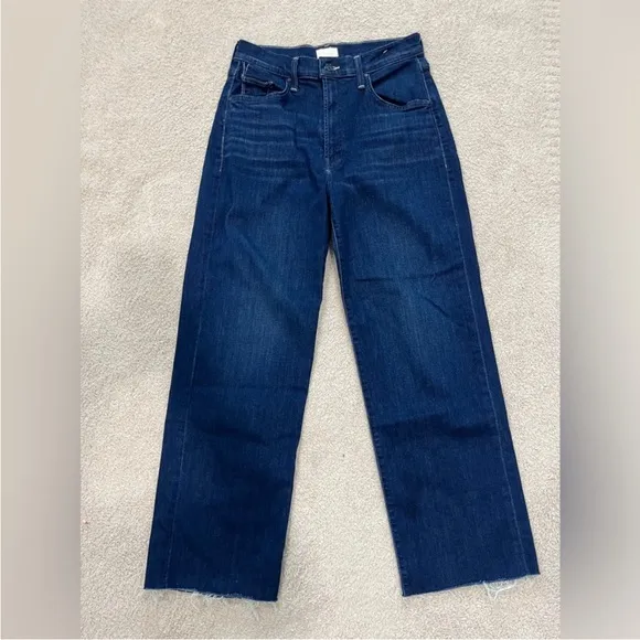 NEW! MOTHER The Rambler Zip Ankle Denim Jeans in Animal Instinct Size 28