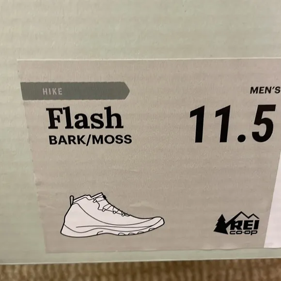 New NIB! REI Co-op flash Hiking Boots Men’s size 11.5