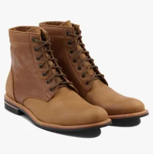 NEW Nisolo Men's Andres Mid Calf All Wetther Boot Tobacco Leather 9.5