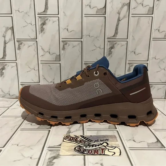 New On Cloud Cloudvista Waterproof Shoes Zinc Brown Training Gym Women’s Size 6