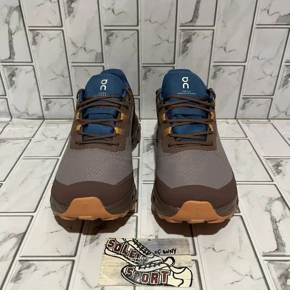 New On Cloud Cloudvista Waterproof Shoes Zinc Brown Training Gym Women’s Size 6
