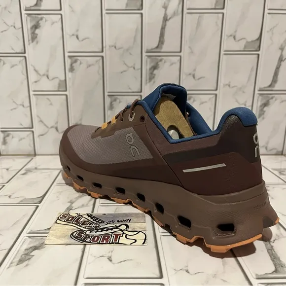 New On Cloud Cloudvista Waterproof Shoes Zinc Brown Training Gym Women’s Size 6