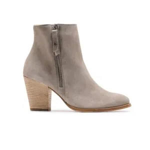 NEW PAUL GREEN REYA STONE SOFT SUEDE BOOTS SIZE UK 4/ US 6.5