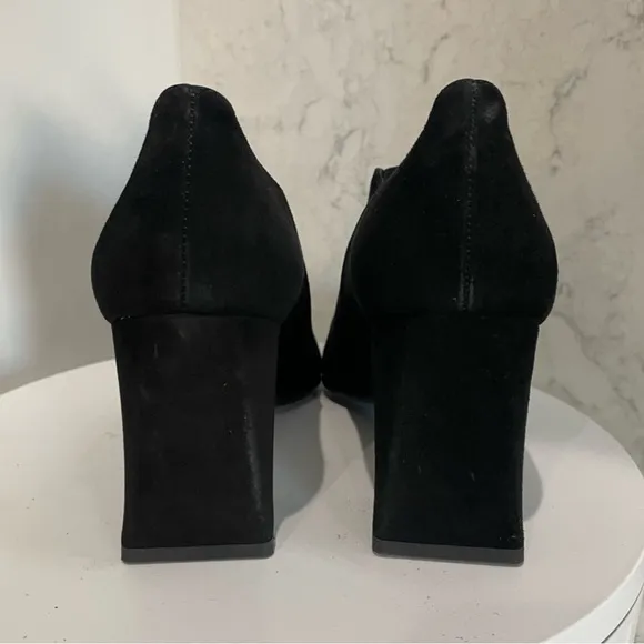 New! Paul Green Stacia Heel Suede Black‎ Bootie Boots $419