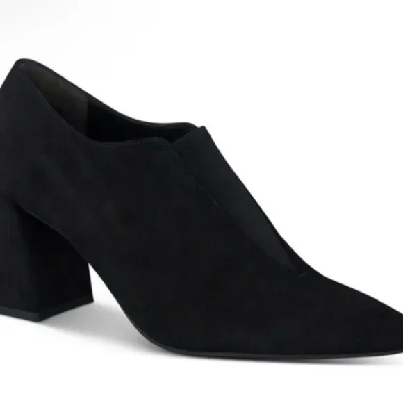 New! Paul Green Stacia Heel Suede Black‎ Bootie Boots $419