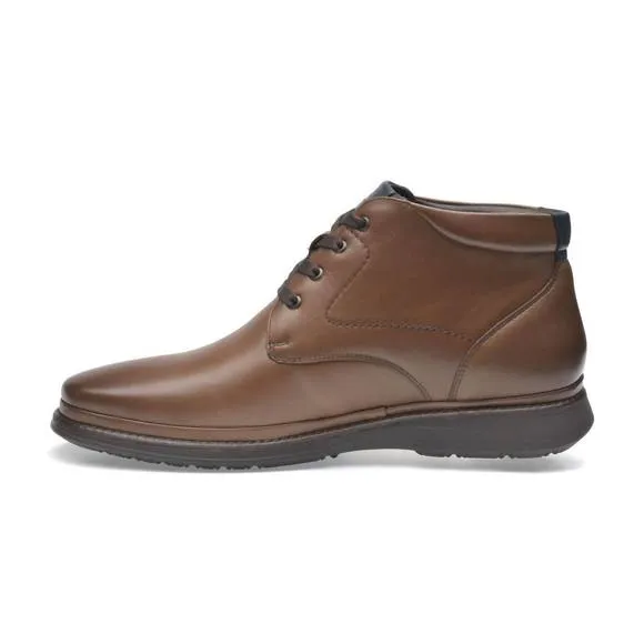 NEW PAZSTOR lambskin leather boots 2907 baruc in barista brown