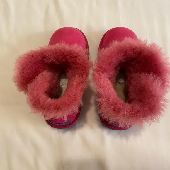 New Pink and Blue UGG Mini Bailey Button Boots