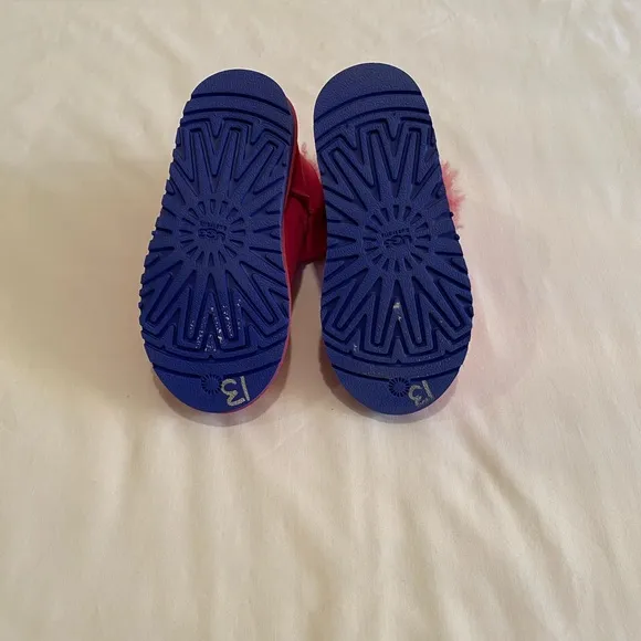 New Pink and Blue UGG Mini Bailey Button Boots
