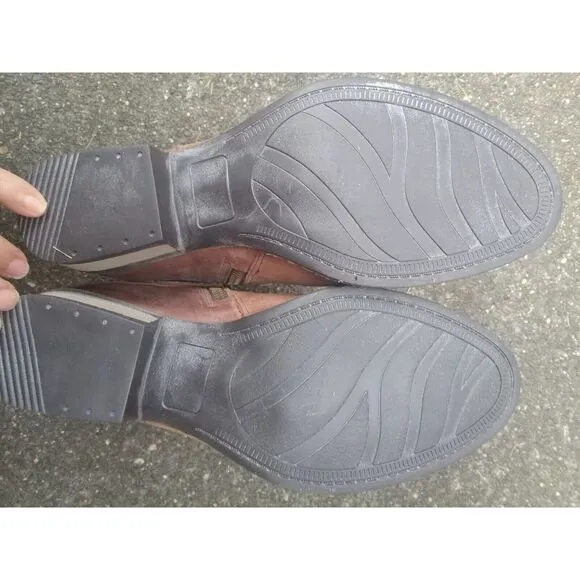NEW‎ Rustic Leather Sterling River Short Cowboy Booties  9