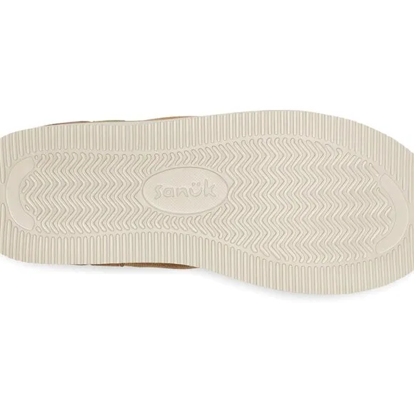 NEW SANUK Men's Cozy Vibe Surf Check Boots tan 266mn