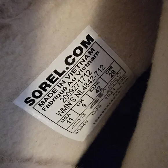 NEW Sorel Lennox Lace Cozy Boots Womens 11 Faux Fur Boho Suede Outdoors Cozy