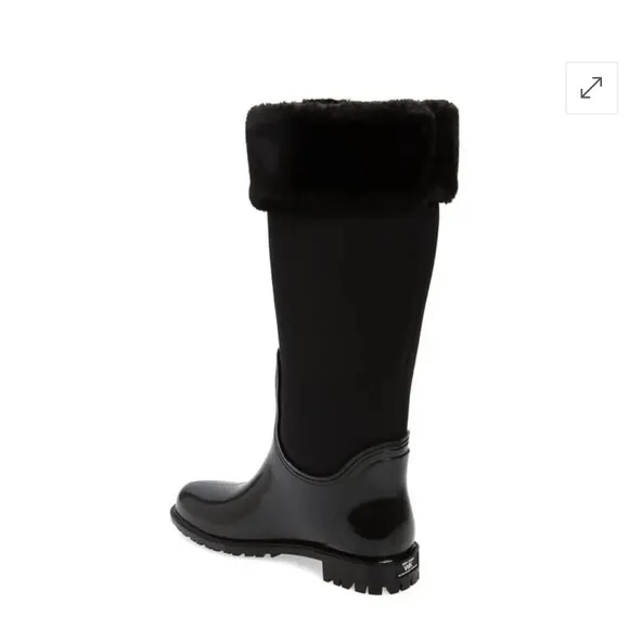 NEW Tatum Waterproof Faux Fur Trim Knee High Boots