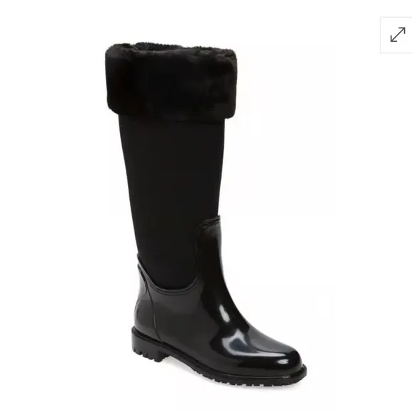 NEW Tatum Waterproof Faux Fur Trim Knee High Boots