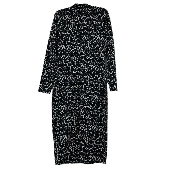 NEW TED BAKER Liniee Bodycon Animal Print Knit Dress Long Sleeves Ted Size 2