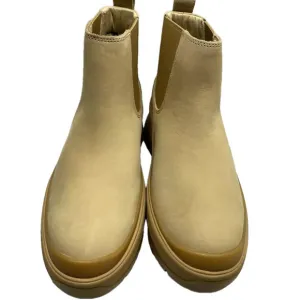 NEW TIMBERLAND  Roxie Lane Chelsea Boots Size 9M Ankle Pull-On Comfort Beige