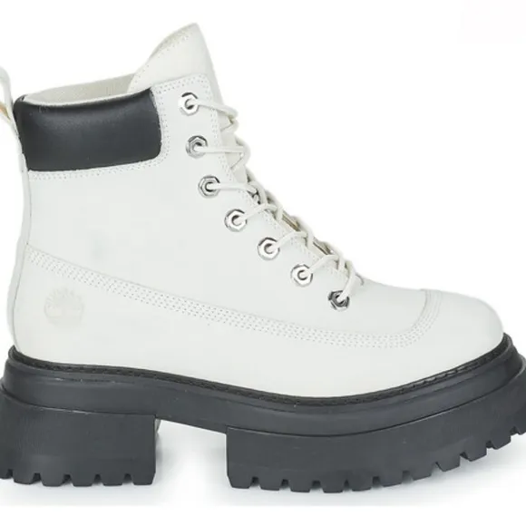 New! Timberland Timberland Sky 6In LaceUp Platform Boots Sz 9