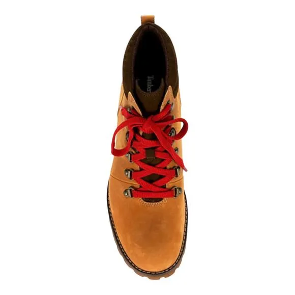 NEW Timberland Womens 9.5M Ellendale MID HIKER LACE UP BOOTS Leather Wheat Brown