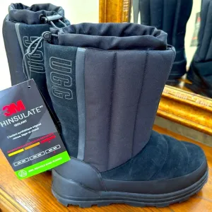 New UGG Classic Klamath short 3M Thinsulate Women’s Black Winter Boots.