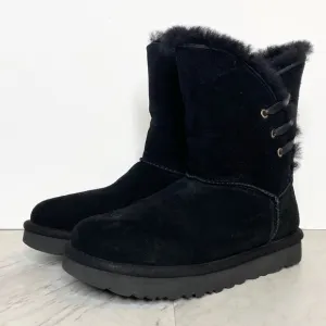 New! UGG Constantine Black Short Winter Boot 6