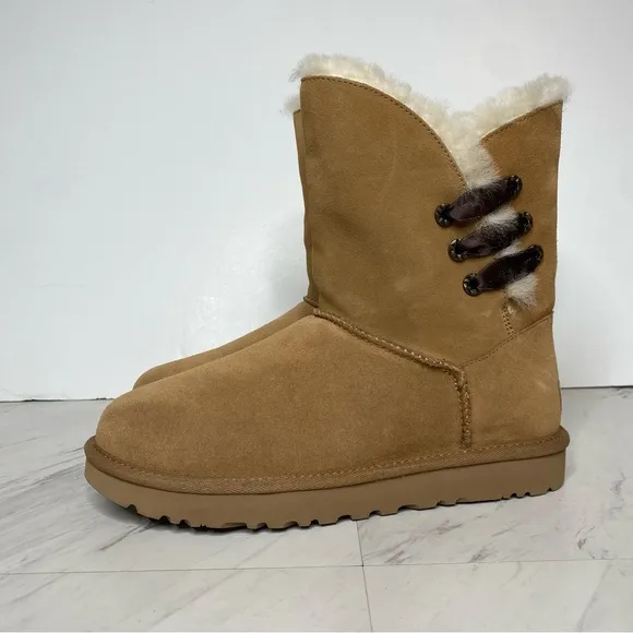 New! UGG Constantine Chestnut Short Winter Boot 8