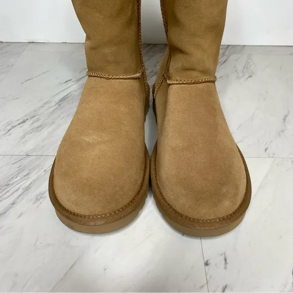 New! UGG Constantine Chestnut Short Winter Boot 8