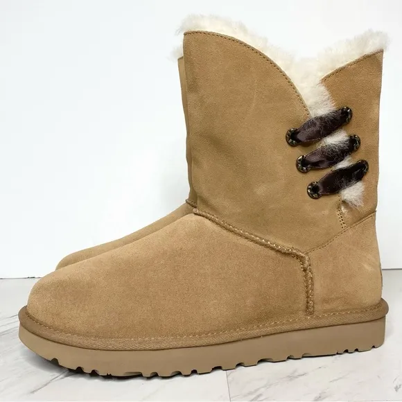 New! UGG Constantine Chestnut Short Winter Boot 8