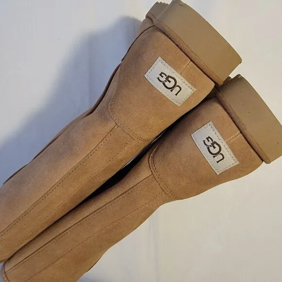 NEW UGG Michelle Classic Boots Womens 11 Brown Suede Classic Cozy Outdoors