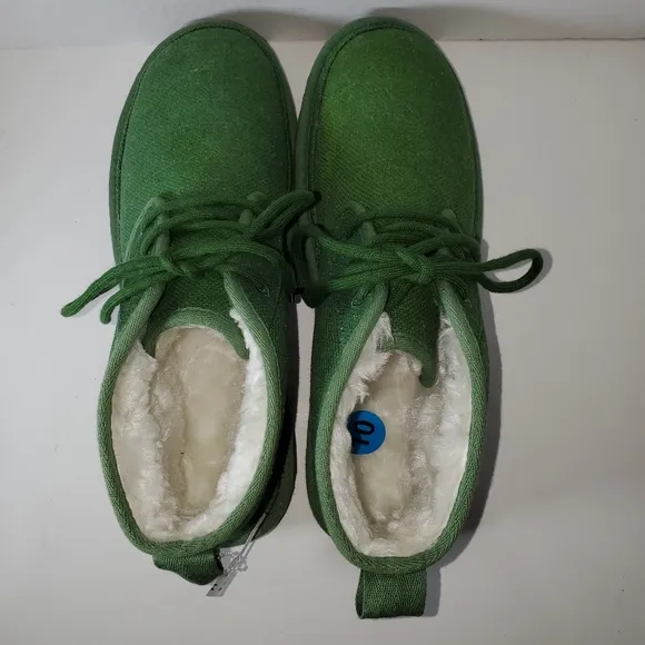 NEW Ugg Neumel Natural Leaf Green Men’s Lace-Up Chukka Hiking Walking Boots