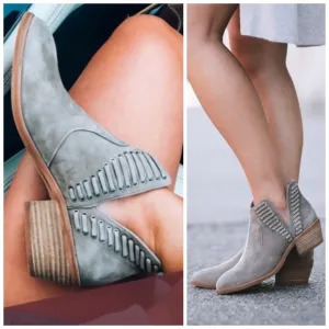 NEW | Vince Camuto | Leather Suede Pevista Bootie Ankle Boot
