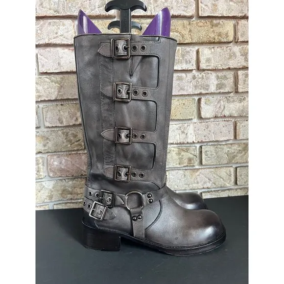 NEW Vintage Foundry Co. Women's Constance Tall leather Boots SIZE 8.5
