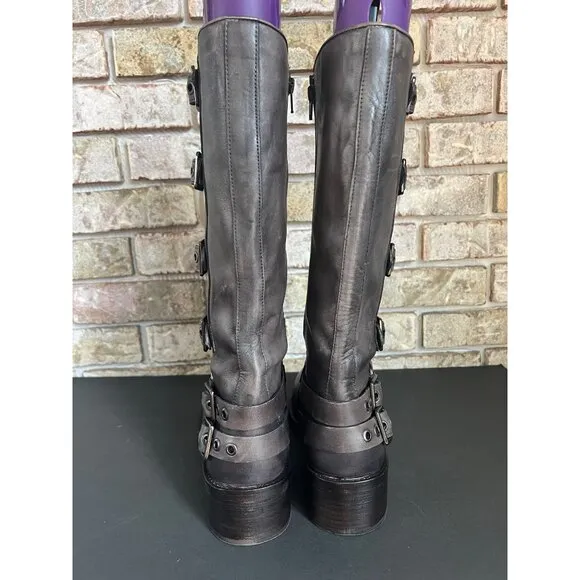 NEW Vintage Foundry Co. Women's Constance Tall leather Boots SIZE 8.5