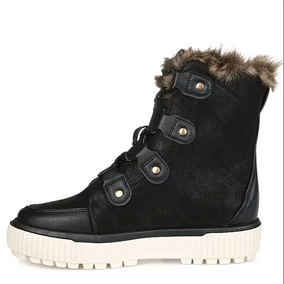 New w/o Box Journee Collection Women's Comfort-Foam Glacier Winter Boots Size 8
