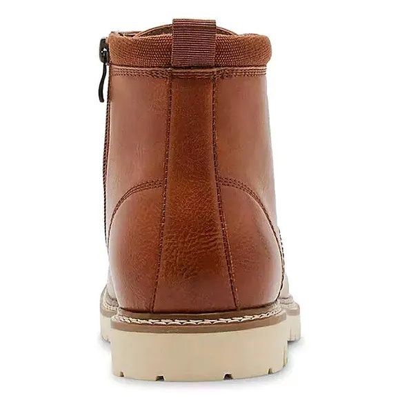 New w/o Box Steve Madden Men's P Bowery Faux Leather Side-Zip Chukka Boot Size 9