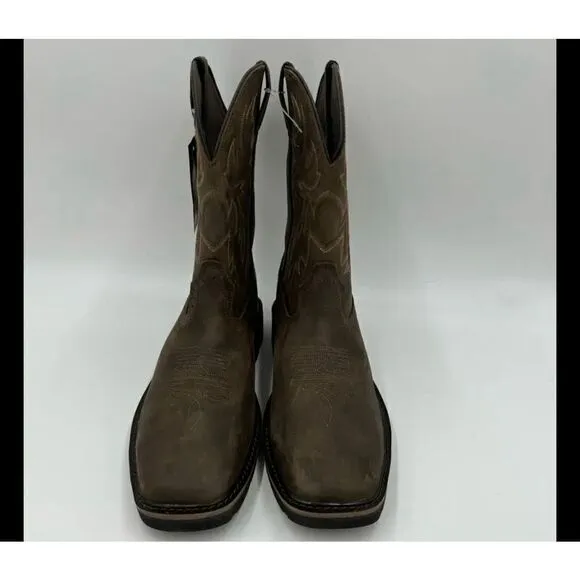 New Wolverine Men's Leather Rancher 10&quot; Square Toe Soft Toe Work Boot Size 13