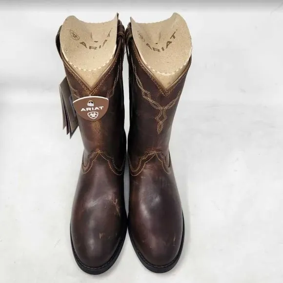New women's 7.5 Wide Ariat Heritage Western Roper western cowgirl boots 10000797
