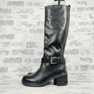 New Zodiac Georgia Women Faux Leather Riding Knee-High Boots K786