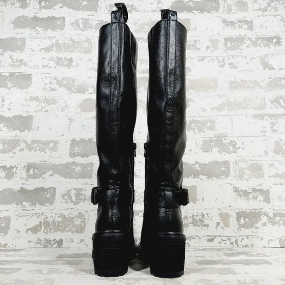 New Zodiac Georgia Women Faux Leather Riding Knee-High Boots K786