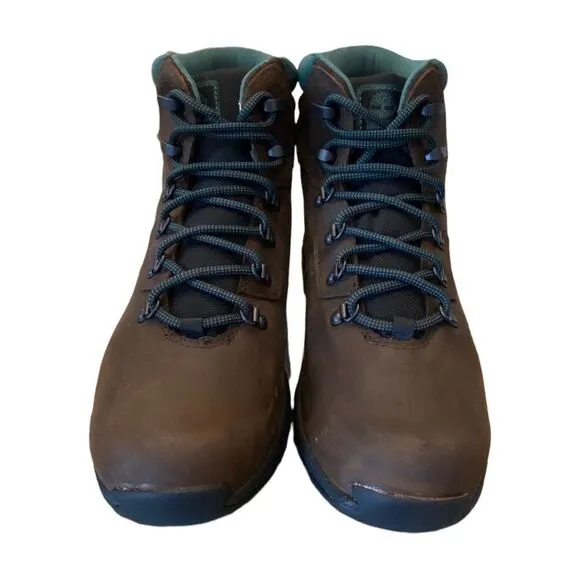 NEW Timberland Women's Mt. Maddsen Dk Brown Leather Hiking WP Boots 11
