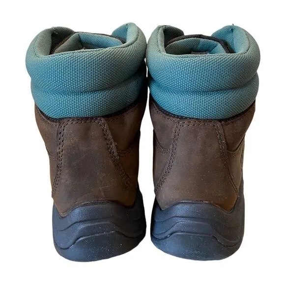 NEW Timberland Women's Mt. Maddsen Dk Brown Leather Hiking WP Boots 11