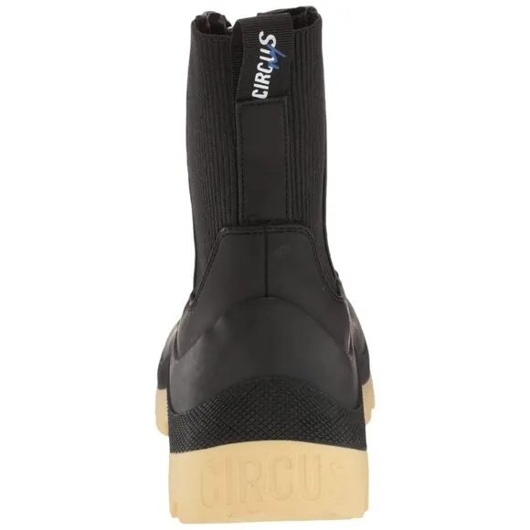 NIB Circus by Sam Edelman Bethanuie Waterproof Boots Black / Lemon