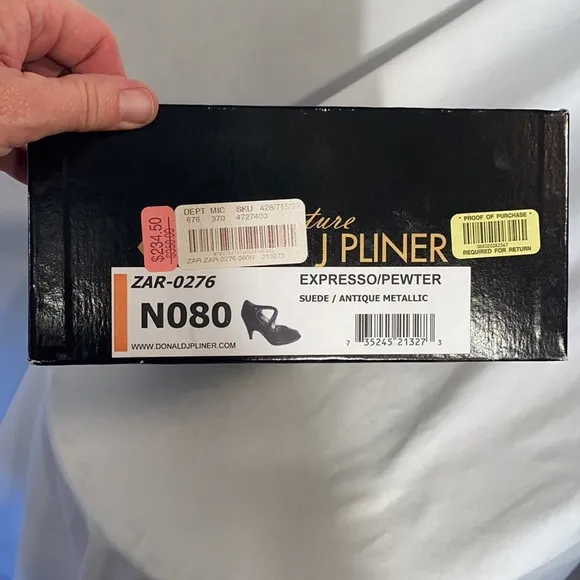NIB Donald J. Pliner Heels. Size 8.5N