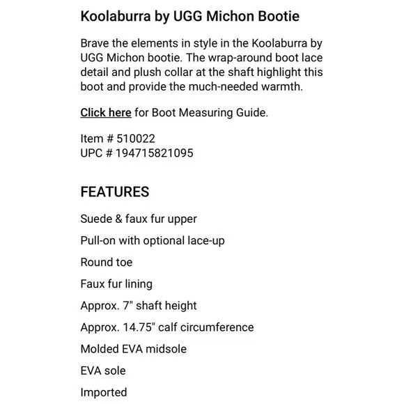 NIB Koolaburra by UGG 9 40 Michon Short Boots Bootie Suede Faux Fur Chestnut Tan