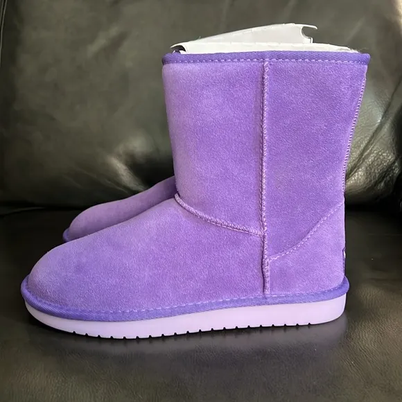 NIB Koolaburra Purple Short Boots size: 4