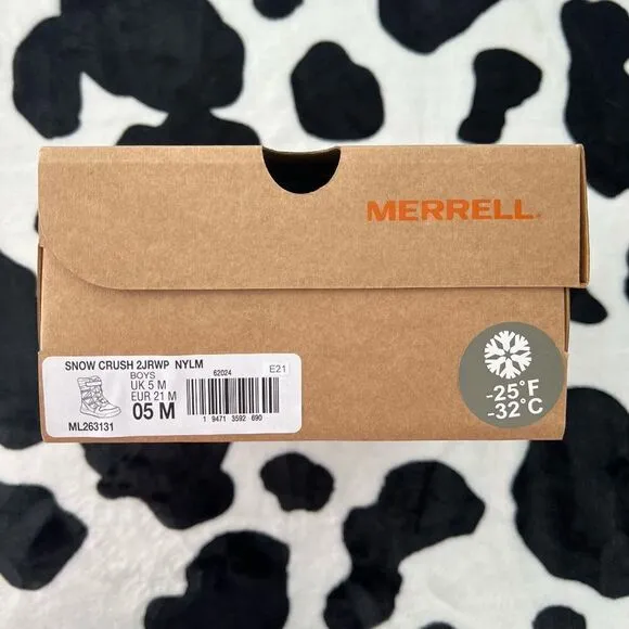 NIB Merrell Snow Boots Toddler Size 5