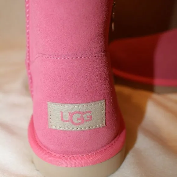 NIB UGG‎ YOUTH 4 5 6 WOMEN'S 6 7 8 WATER RESISTANT BAILEY ZIP SHORT SUEDE BOOTS