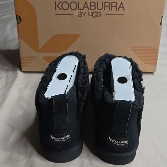 NIB Women's Koolaburra by UGG Ultra Mini Boots Black Size 9