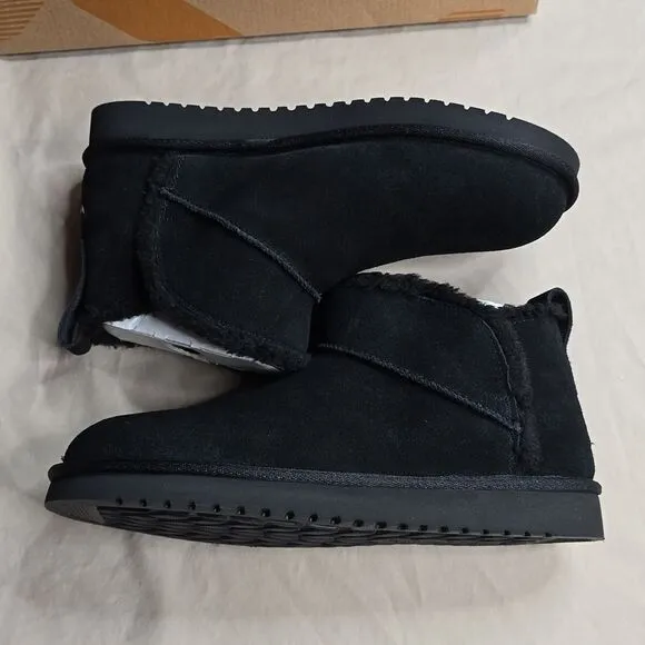 NIB Women's Koolaburra by UGG Ultra Mini Boots Black Size 9