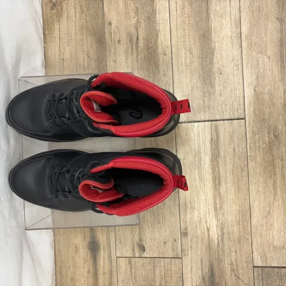 Nike Acg Manoa Black/Red Hiking Boots Mens Size 11