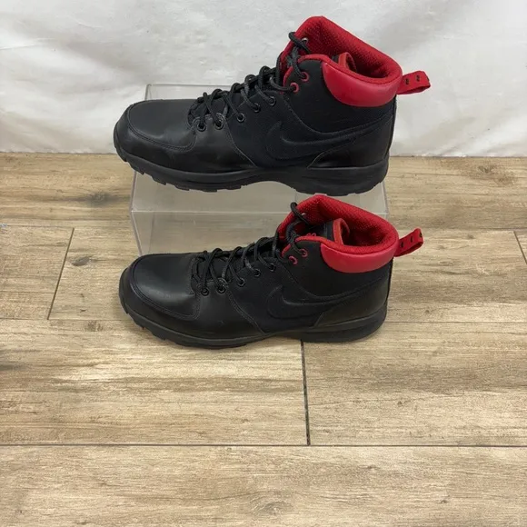Nike Acg Manoa Black/Red Hiking Boots Mens Size 11